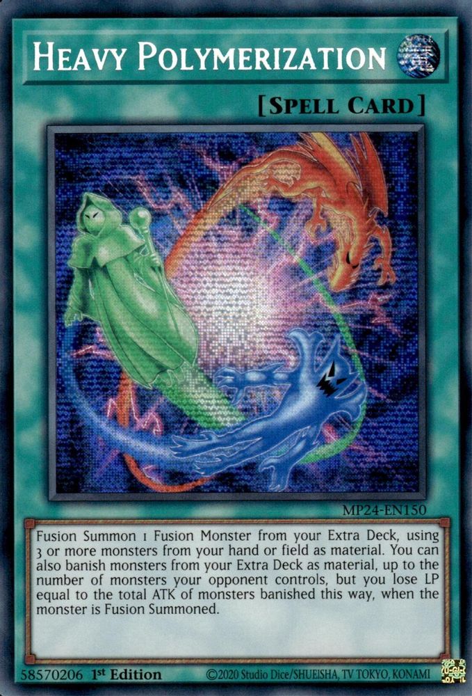 Heavy Polymerization - (MP24-EN150) Prismatic Secret Rare - 1st Edition