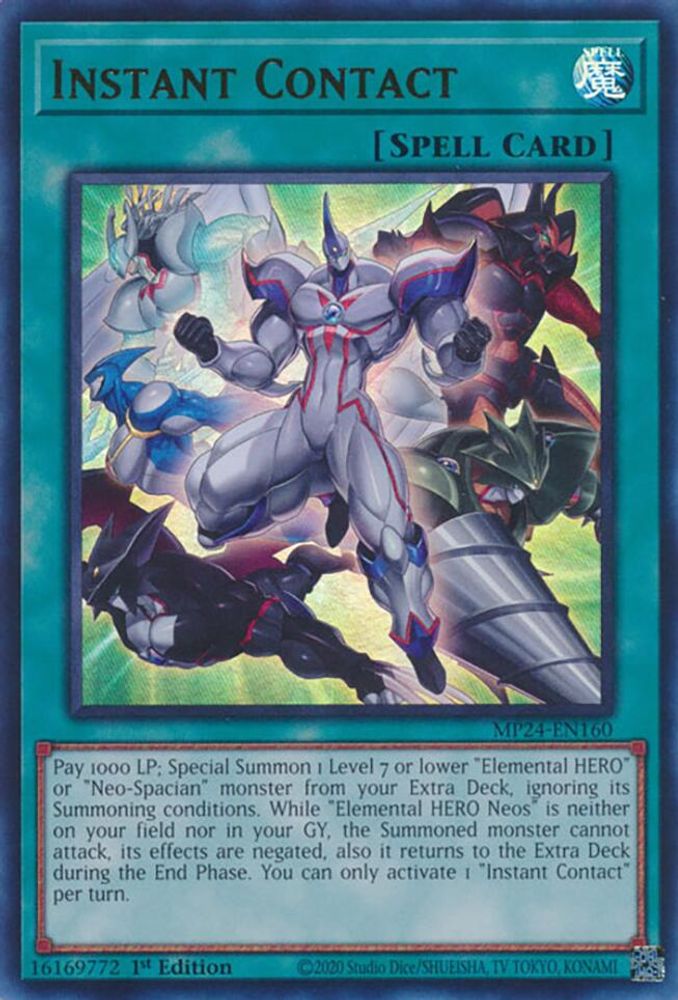 Instant Contact - (MP24-EN160) Ultra Rare - 1st Edition