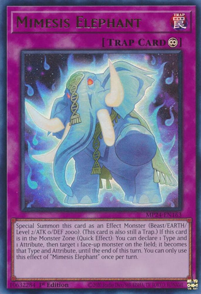 Mimesis Elephant - (MP24-EN163) Ultra Rare - 1st Edition