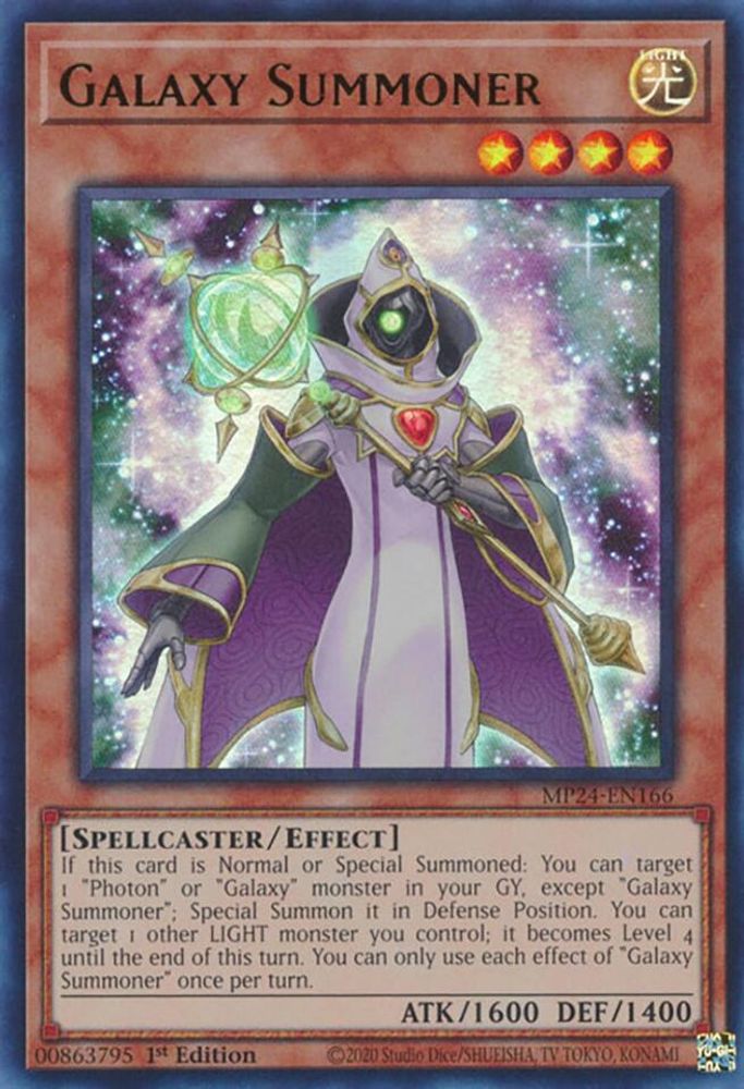 Galaxy Summoner - (MP24-EN166) Ultra Rare - 1st Edition