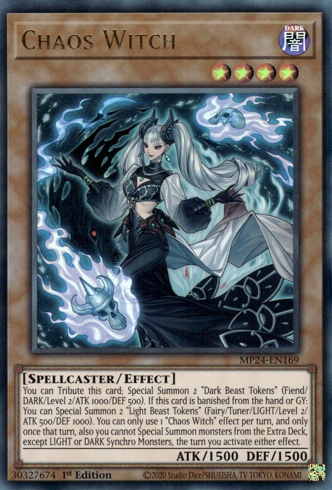 Chaos Witch - (MP24-EN169) Ultra Rare - 1st Edition