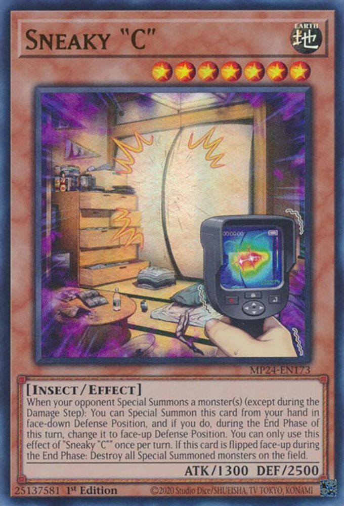 Sneaky "C" - (MP24-EN173) Ultra Rare - 1st Edition