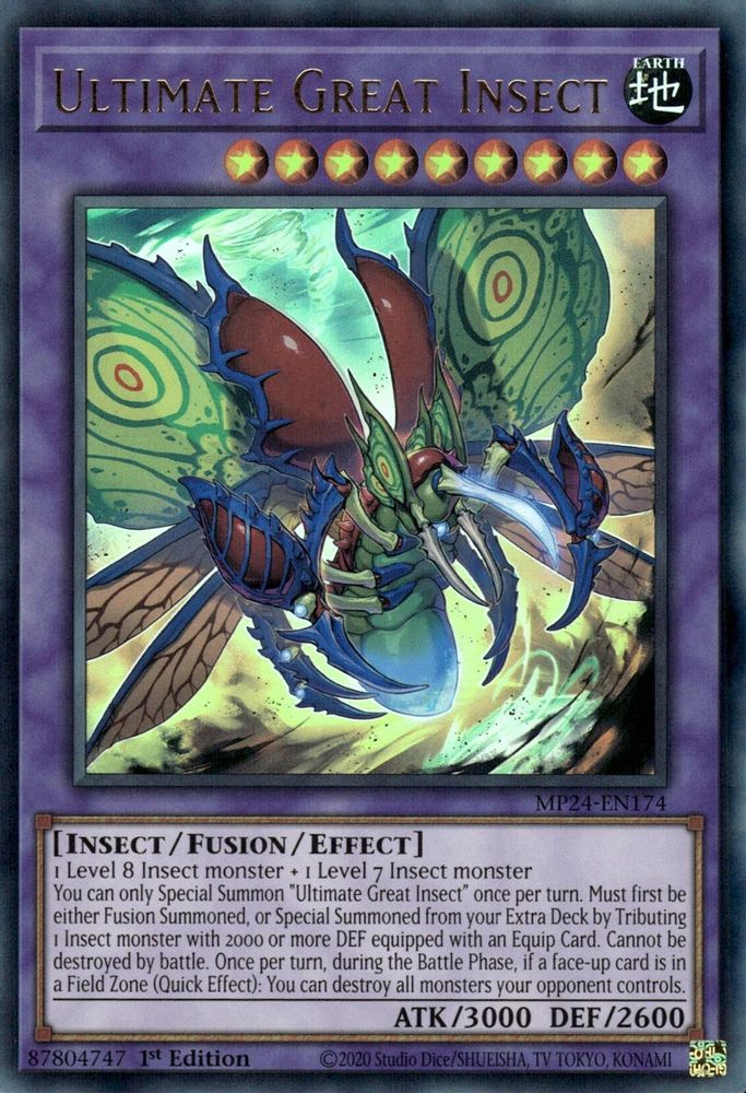 Ultimate Great Insect - (MP24-EN174) Ultra Rare - 1st Edition