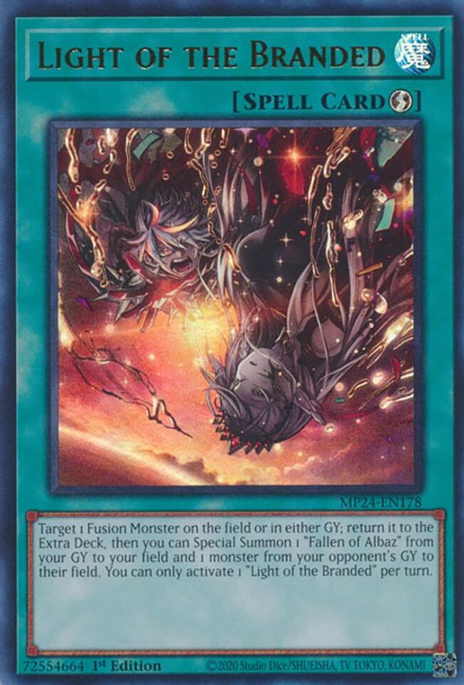 Light of the Branded - (MP24-EN178) Ultra Rare - 1st Edition