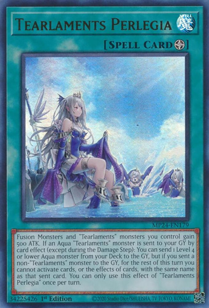 Tearlaments Perlegia - (MP24-EN179) Ultra Rare - 1st Edition