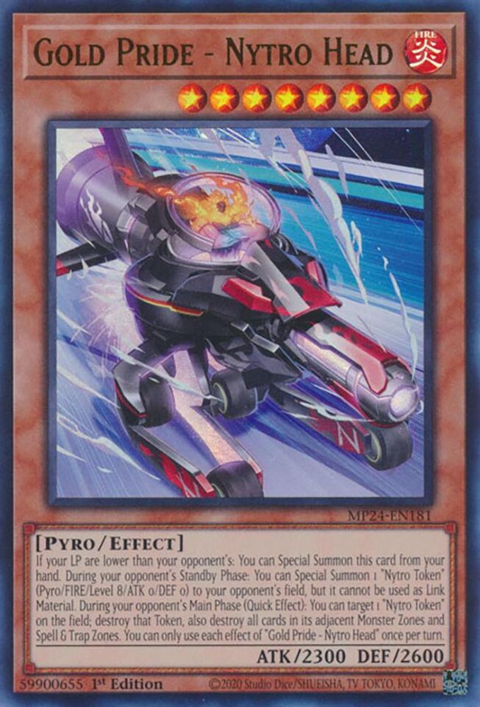 Gold Pride - Nytro Head - (MP24-EN181) Ultra Rare - 1st Edition