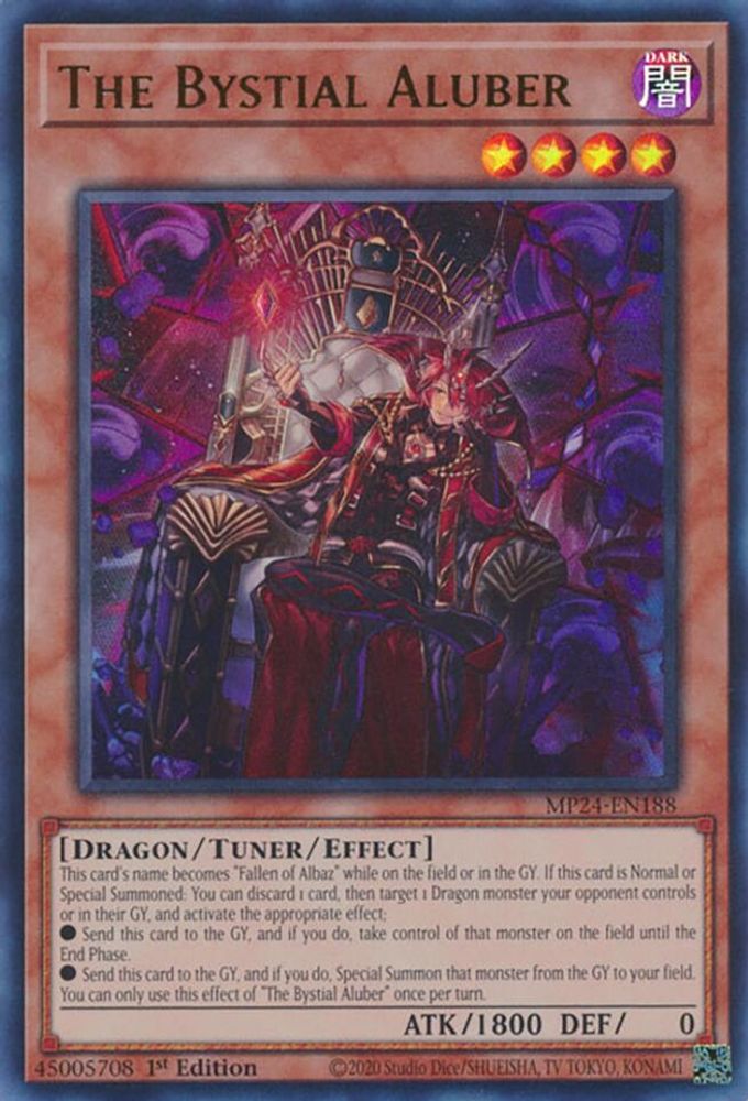The Bystial Aluber - (MP24-EN188) Ultra Rare - 1st Edition