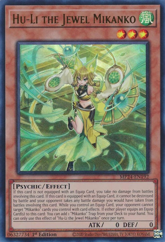 Hu-Li the Jewel Mikanko - (MP24-EN192) Ultra Rare - 1st Edition