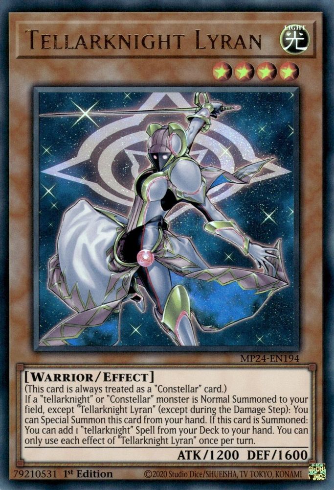 Tellarknight Lyran - (MP24-EN194) Ultra Rare - 1st Edition