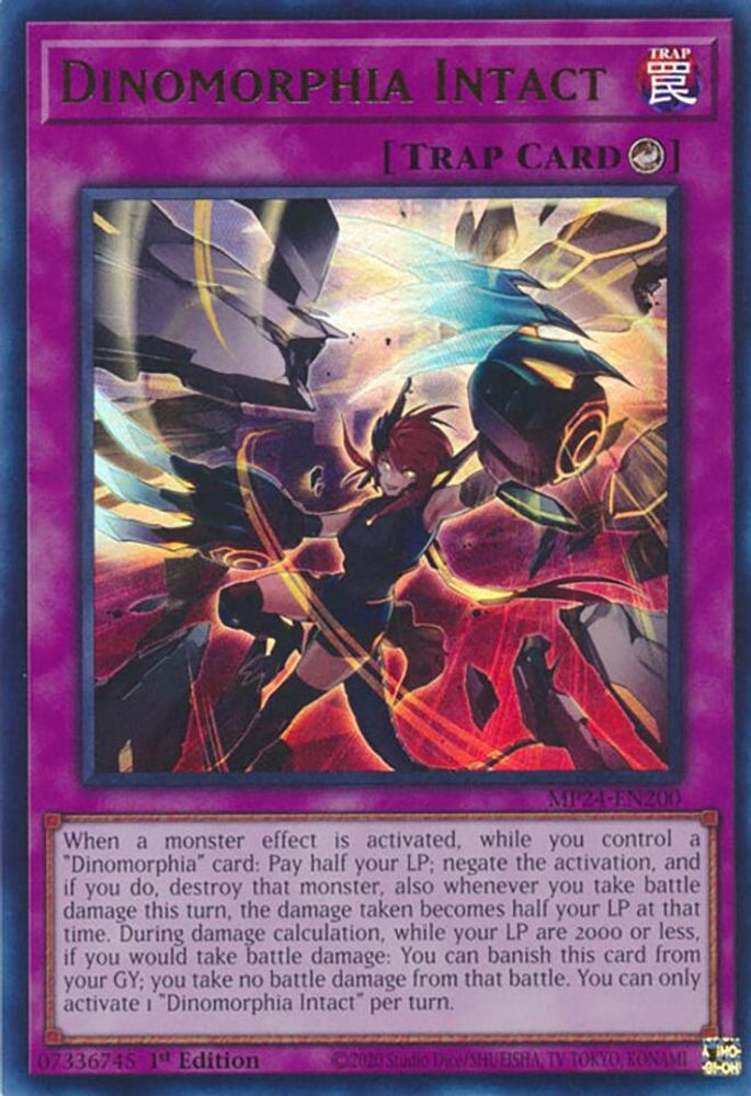 Dinomorphia Intact - (MP24-EN200) Ultra Rare - 1st Edition