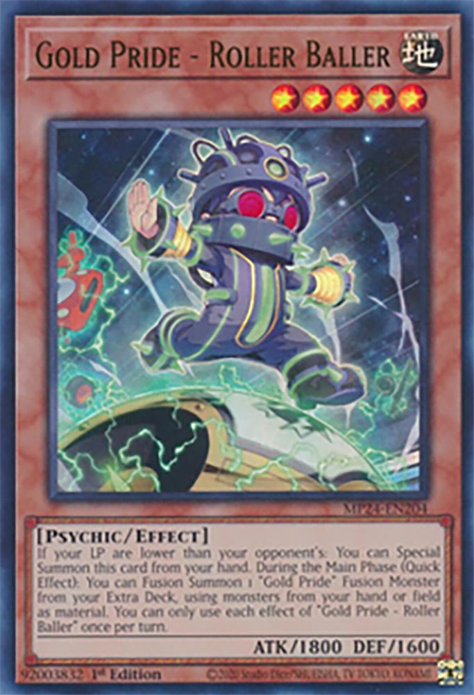Gold Pride - Roller Baller - (MP24-EN204) Ultra Rare - 1st Edition