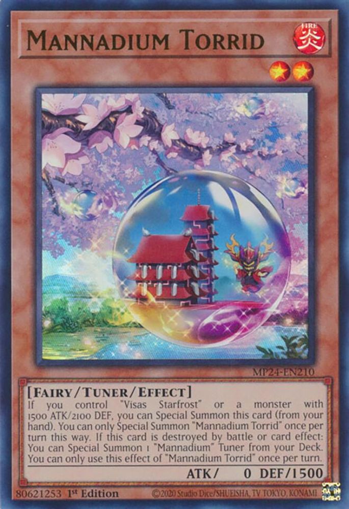 Mannadium Torrid - (MP24-EN210) Ultra Rare - 1st Edition