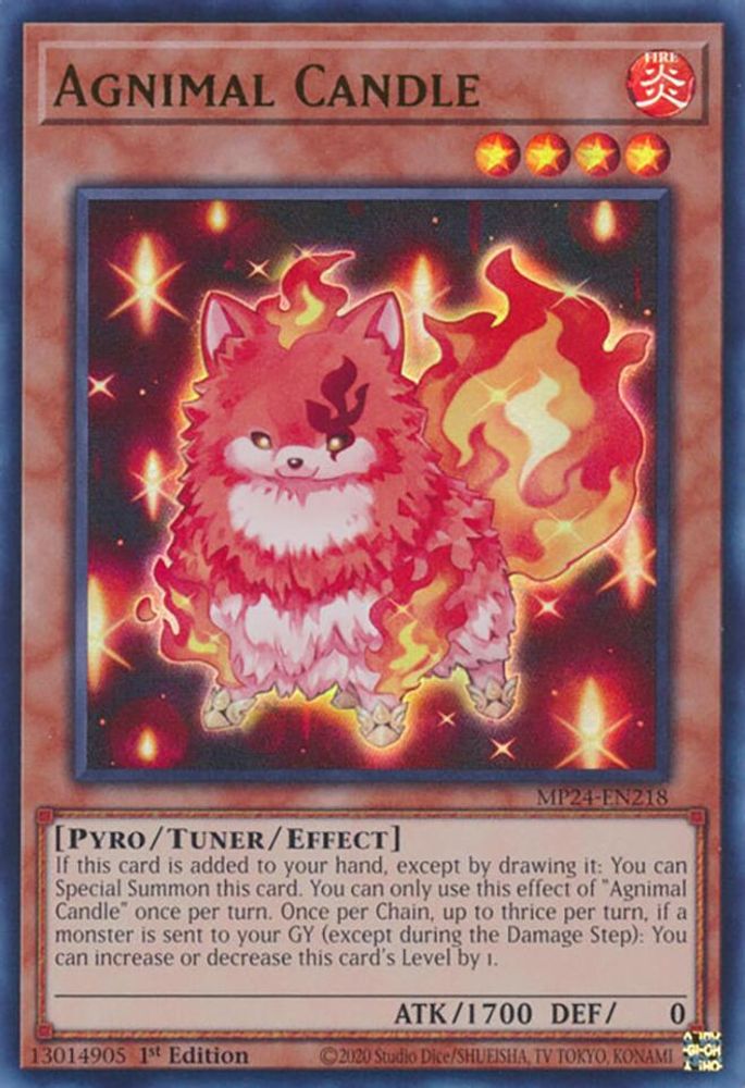 Agnimal Candle - (MP24-EN218) Ultra Rare - 1st Edition