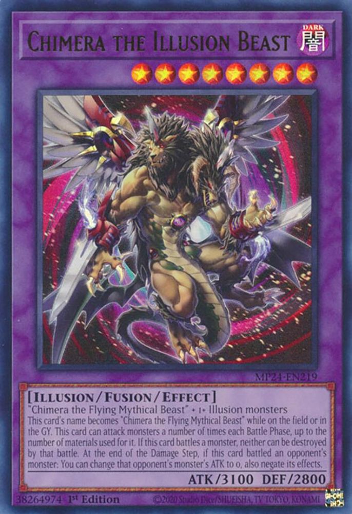 Chimera the Illusion Beast - (MP24-EN219) Ultra Rare - 1st Edition