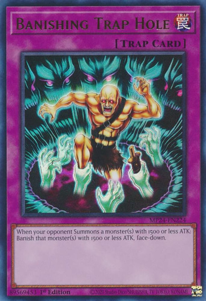 Banishing Trap Hole - (MP24-EN224) Ultra Rare - 1st Edition