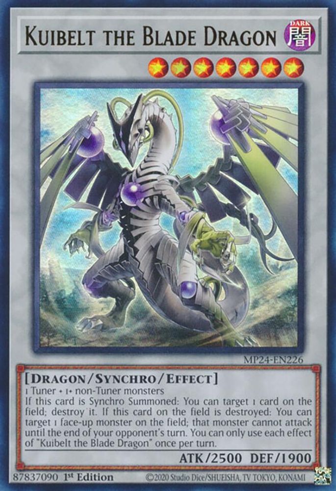 Kuibelt the Blade Dragon - (MP24-EN226) Ultra Rare - 1st Edition