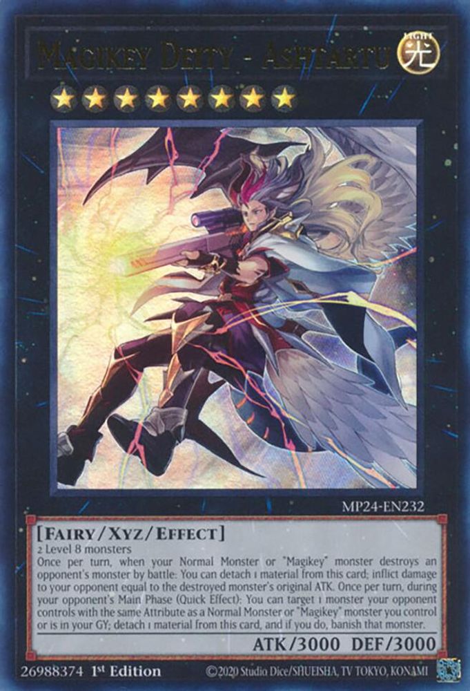 Magikey Deity - Ashtartu - (MP24-EN232) Ultra Rare - 1st Edition