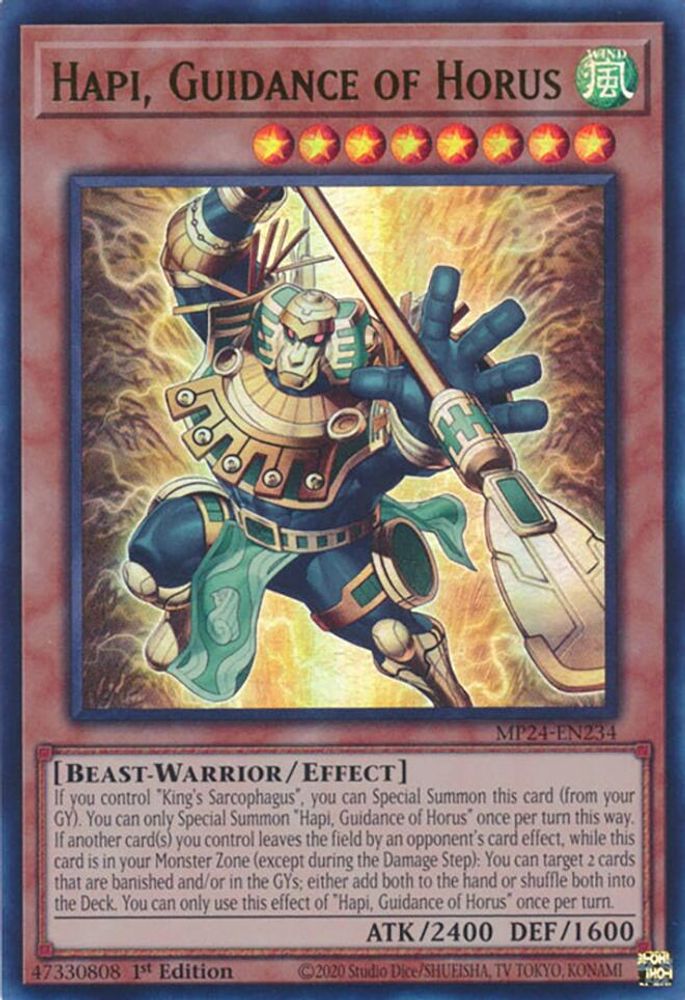 Hapi, Guidance of Horus - (MP24-EN234) Ultra Rare - 1st Edition
