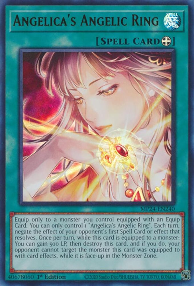Angelica's Angelic Ring - (MP24-EN240) Ultra Rare - 1st Edition