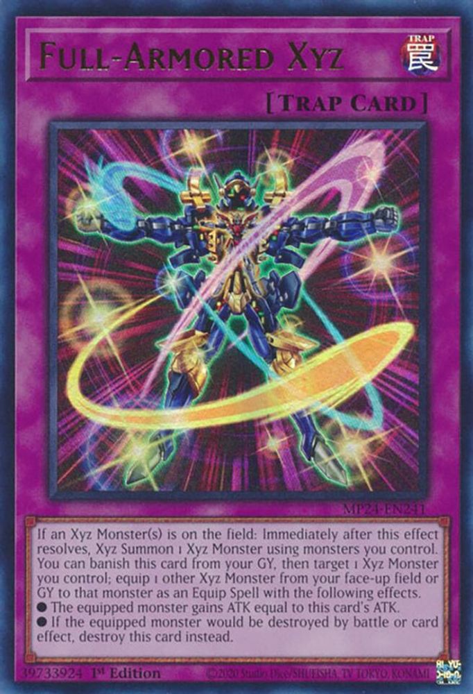 Full-Armored Xyz - (MP24-EN241) Ultra Rare - 1st Edition