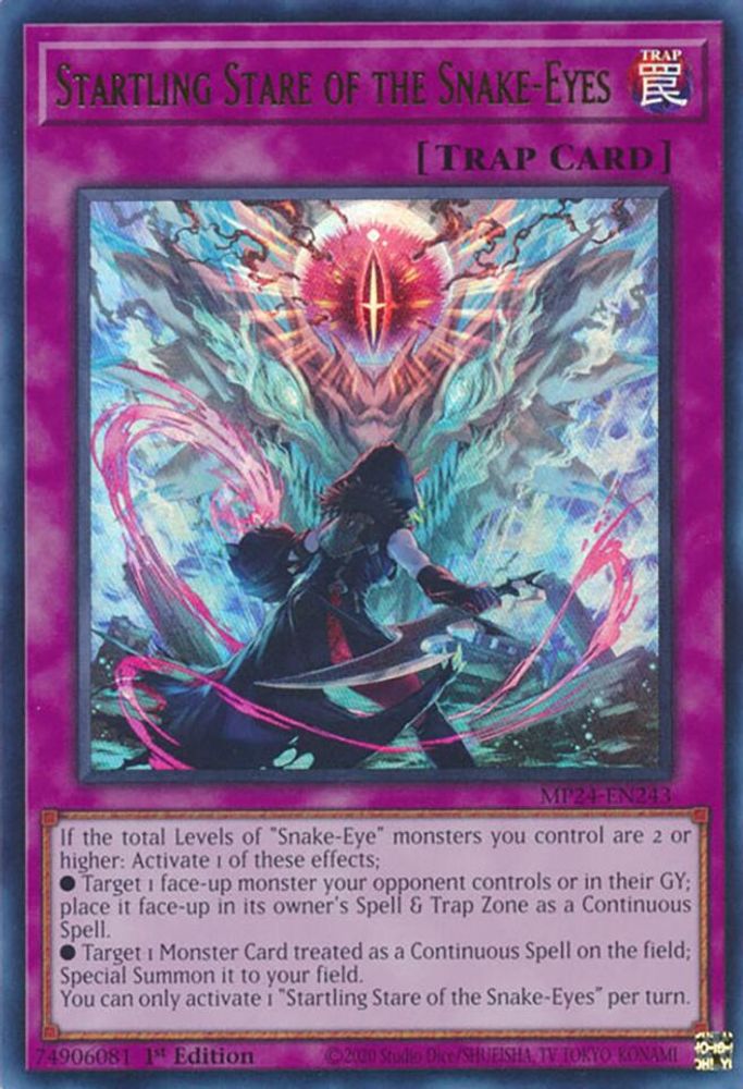 Startling Stare of the Snake-Eyes - (MP24-EN243) Ultra Rare - 1st Edition
