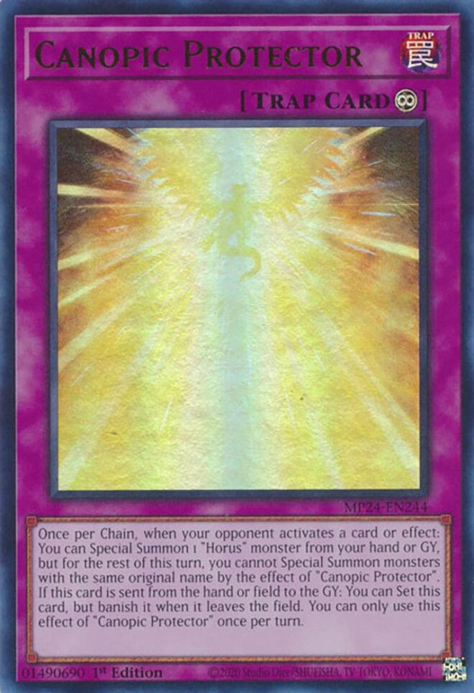 Canopic Protector - (MP24-EN244) Ultra Rare - 1st Edition