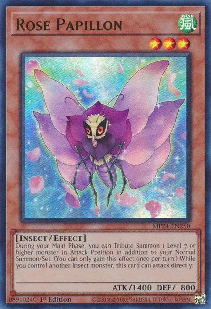 Rose Papillon - (MP24-EN250) Ultra Rare - 1st Edition