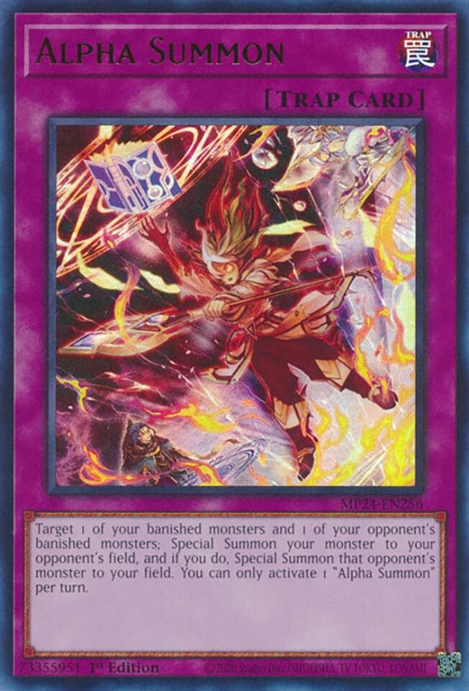 Alpha Summon - (MP24-EN256) Ultra Rare - 1st Edition