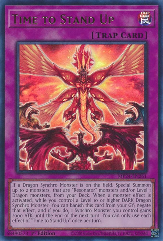 Time to Stand Up - (MP24-EN261) Ultra Rare - 1st Edition