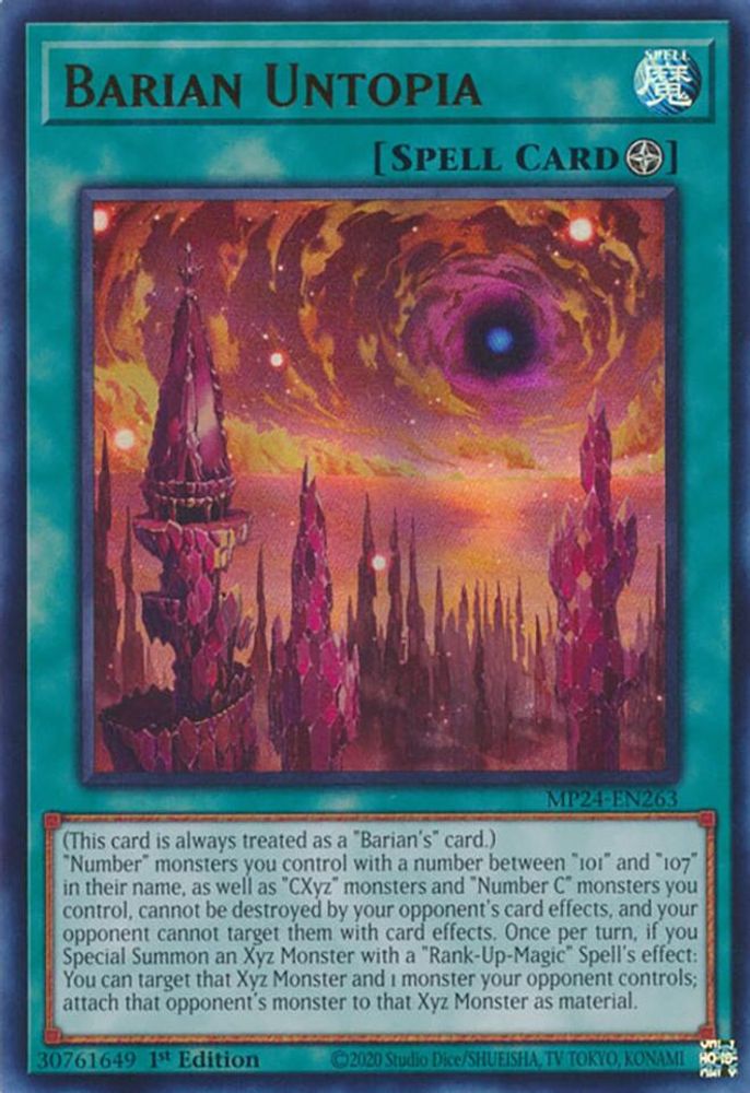 Barian Untopia - (MP24-EN263) Ultra Rare - 1st Edition