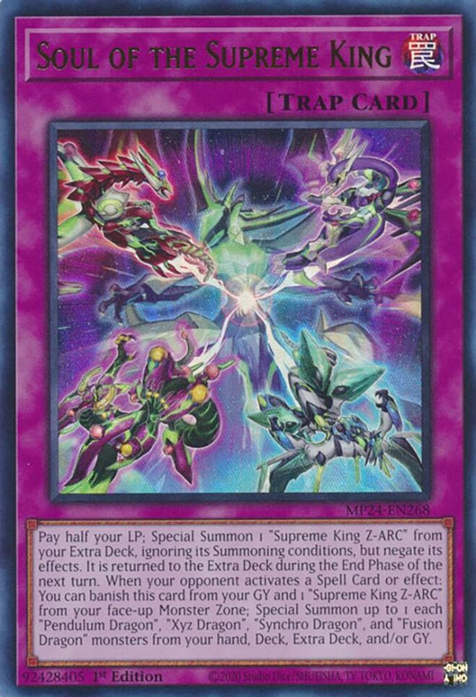 Soul of the Supreme King - (MP24-EN268) Ultra Rare - 1st Edition