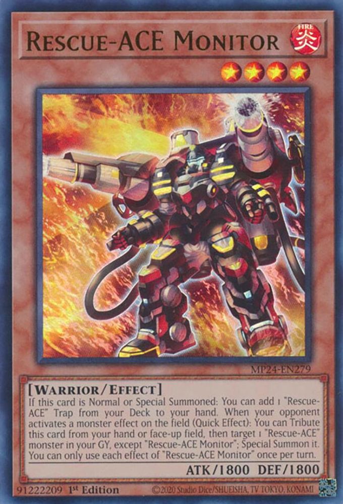 Rescue-ACE Monitor - (MP24-EN279) Ultra Rare - 1st Edition