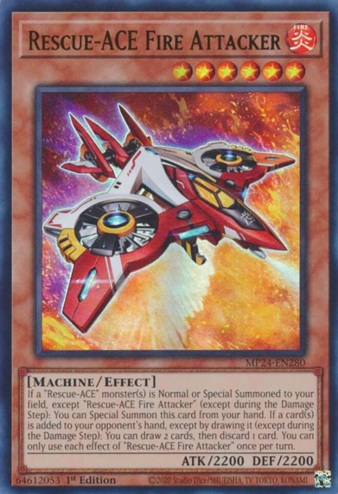 Rescue-ACE Fire Attacker - (MP24-EN280) Ultra Rare - 1st Edition