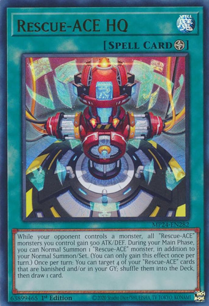 Rescue-ACE HQ - (MP24-EN282) Ultra Rare - 1st Edition