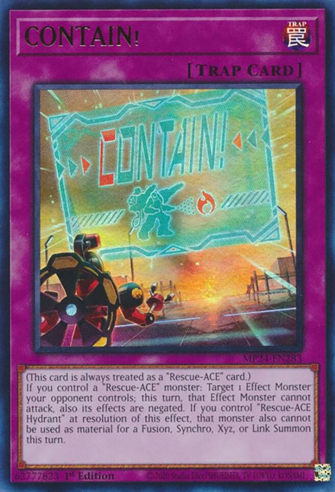 CONTAIN! - (MP24-EN283) Ultra Rare - 1st Edition
