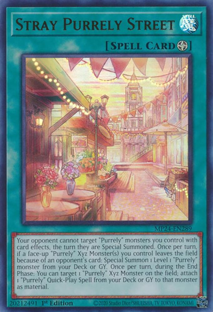 Stray Purrely Street - (MP24-EN289) Ultra Rare - 1st Edition