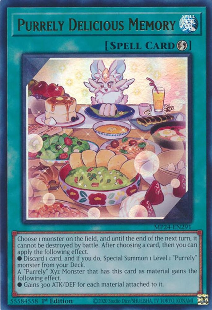 Purrely Delicious Memory - (MP24-EN291) Ultra Rare - 1st Edition