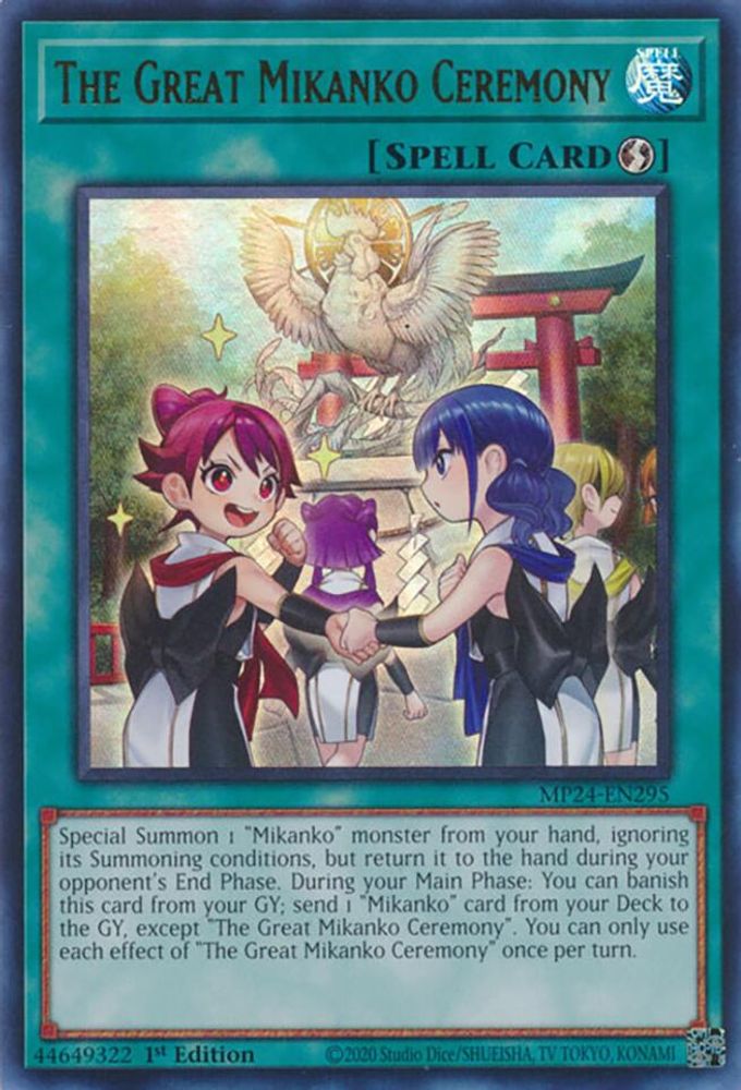 The Great Mikanko Ceremony - (MP24-EN295) Ultra Rare - 1st Edition