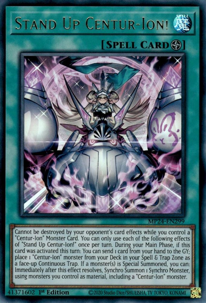 Stand Up Centur-Ion! - (MP24-EN299) Ultra Rare - 1st Edition