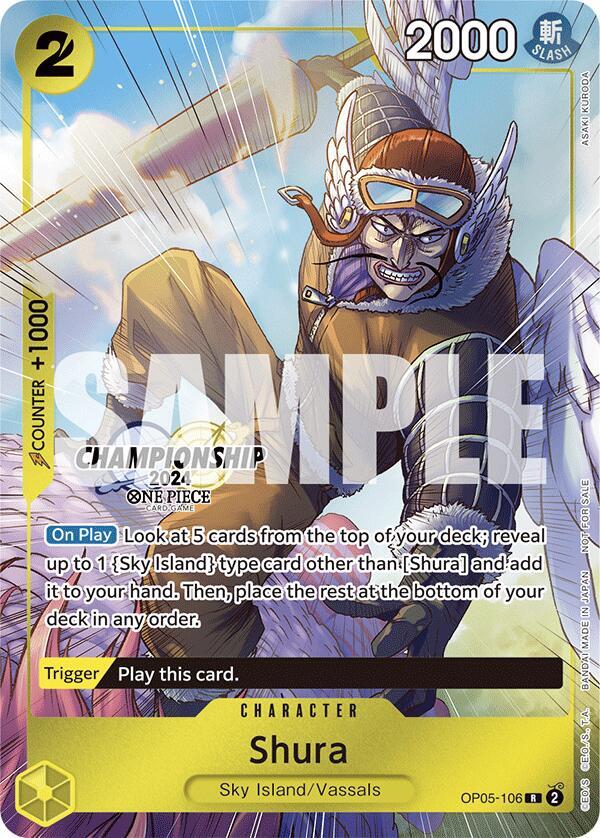 Shura - OP05-106 - 2024 Championship Celebration Pack Promo