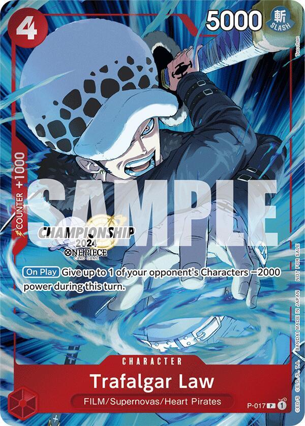 Trafalgar Law - P-017 - 2024 Championship Celebration Pack Promo