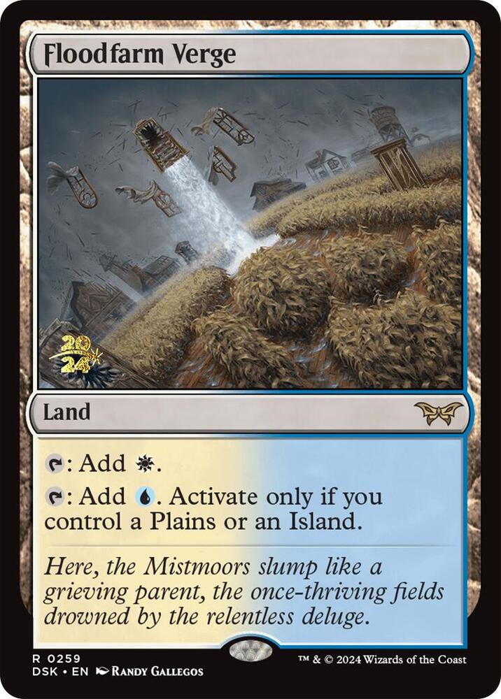 PRE-RELEASE Floodfarm Verge - #259 - Rare Duskmourn : House of Horrors