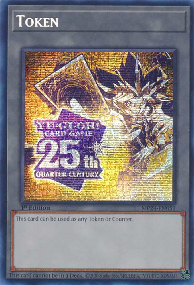 Token: Yugi (MP24-EN051) - (MP24-EN051) Prismatic Secret Rare - 1st Edition