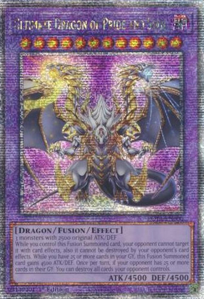 [QUARTER CENTURY RARE] Ultimate Dragon of Pride and Soul - (ROTA-EN000) - 1st Edition
