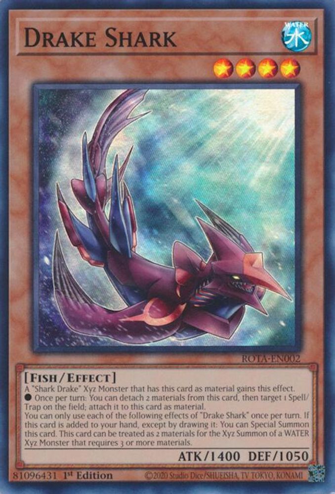 Drake Shark - (ROTA-EN002) Super Rare - 1st Edition