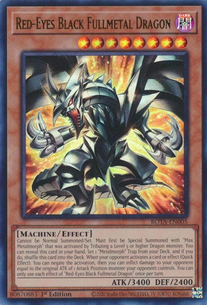 Red-Eyes Black Fullmetal Dragon - (ROTA-EN005) Ultra Rare - 1st Edition