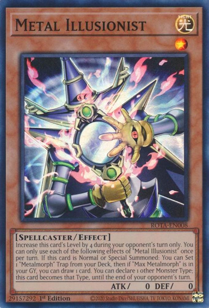 Metal Illusionist - (ROTA-EN008) Super Rare - 1st Edition