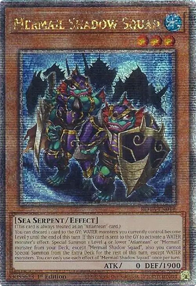 [QUARTER CENTURY RARE] Mermail Shadow Squad (Quarter Century Secret Rare) - (ROTA-EN018) - 1st Edition
