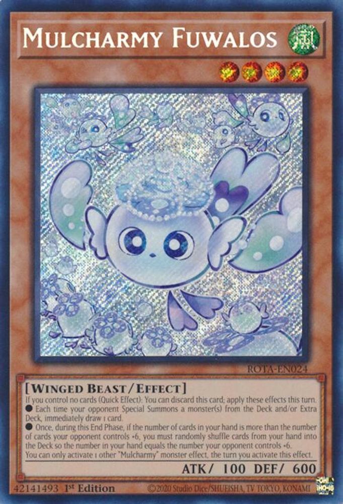Mulcharmy Fuwalos - (ROTA-EN024) Secret Rare - 1st Edition