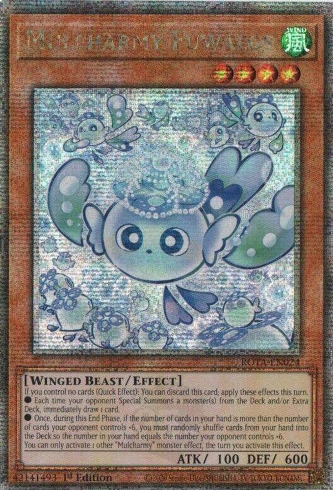[QUARTER CENTURY RARE] Mulcharmy Fuwalos (Quarter Century Secret Rare) - (ROTA-EN024) - 1st Edition